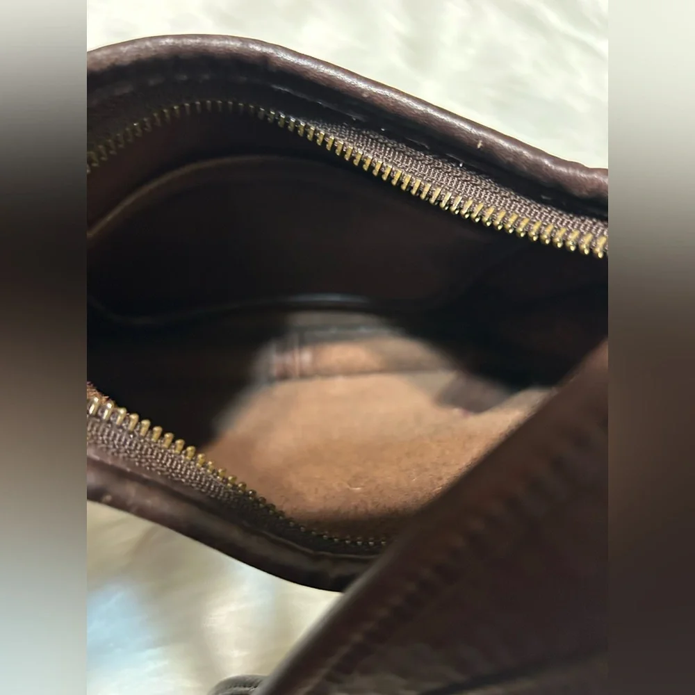 Vintage Coach 1998 ERGO Mini Zip 9020 Mahogany Bag - Picture 13 of 16